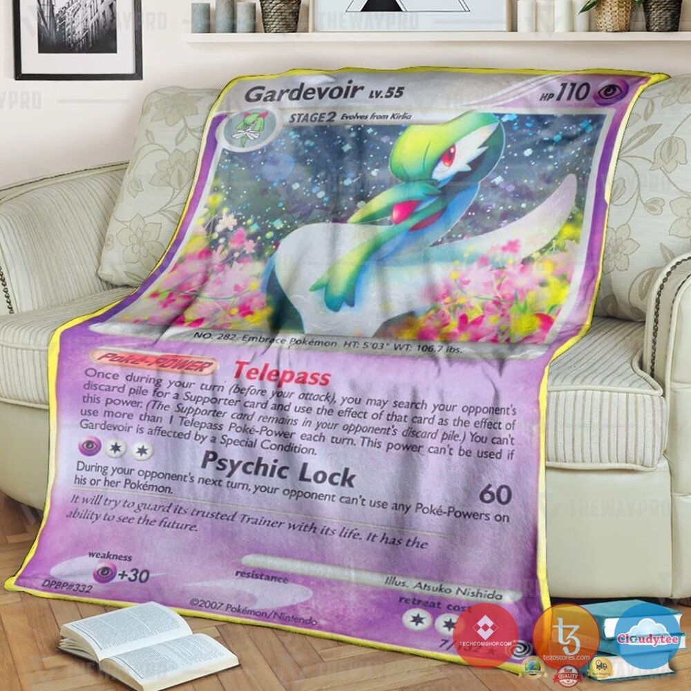 Pokemon Gardevoir Secret Wonders Blanket Pokemon Gardevoir Secret Wonders Blanket