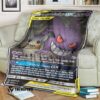 Pokemon Gengar Mimikyu Gx %C2%B7Team Up Bedding Set And Quilt Blanket