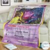Pokemon Gengar Stormfront Custom Blanket