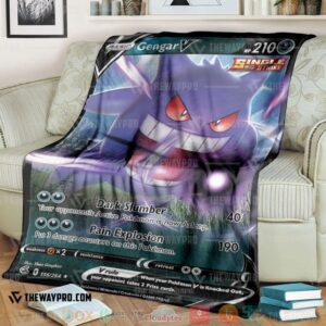 Pokemon Gengar V Fusion Strike Soft Blanket