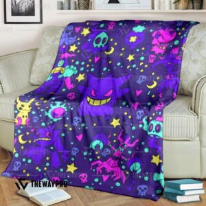 Pokemon Ghost Bedding Set And Quilt Blanket