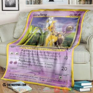 Pokemon Girafarig Soft Blanket