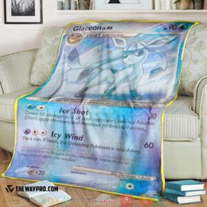 Pokemon Glaceon Majestic Dawn Soft Blanket