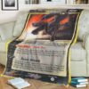 Pokemon Gold Star Umbreon Blanket Quilt Tumbler Rug 2