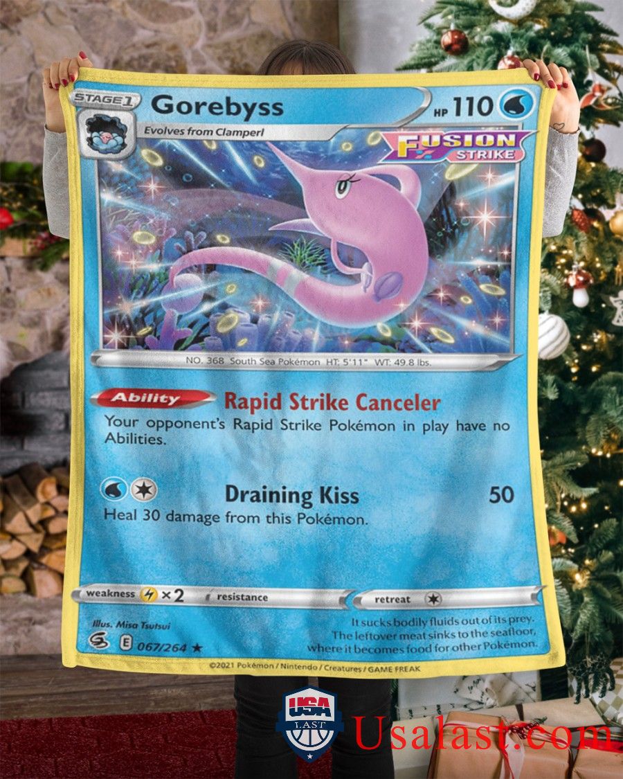 Pokemon Gorebyss Fusion Strike Blanket Pokemon Gorebyss Fusion Strike Blanket
