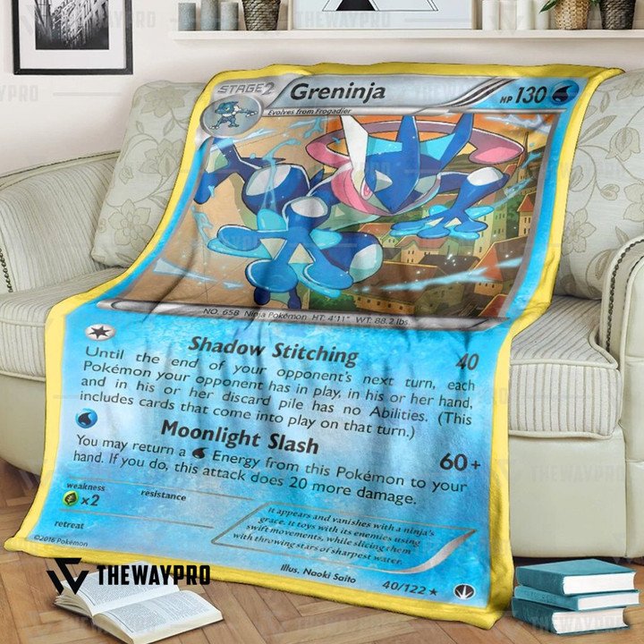 Pokemon Greninja Bedding Set And Quilt Blanket Pokemon Greninja Bedding Set And Quilt Blanket