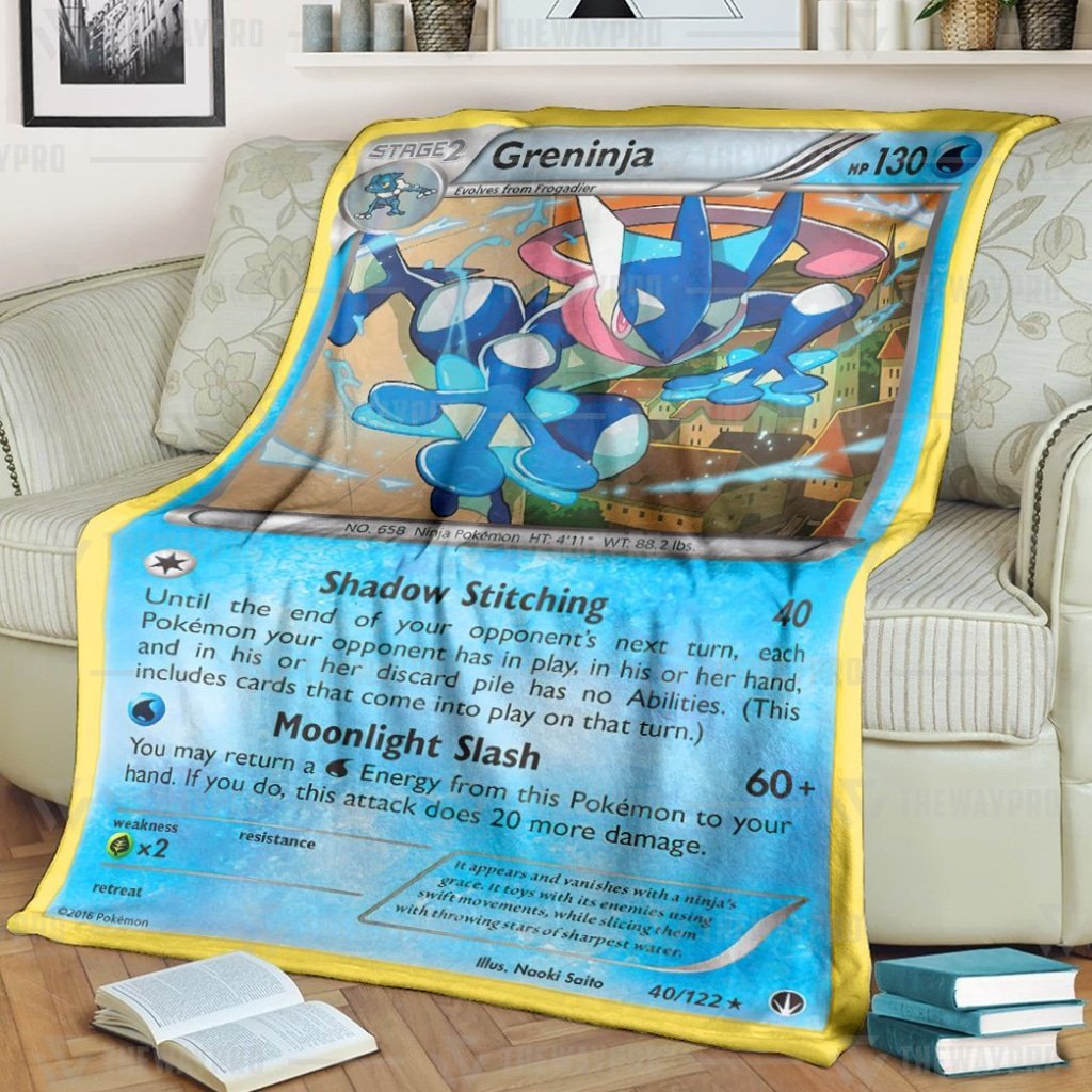 Pokemon Greninja Blanket Pokemon Greninja Blanket