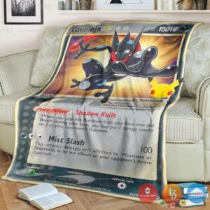 Pokemon Greninja Star Blanket 3