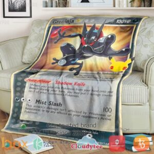 Pokemon Greninja Star Blanket 4