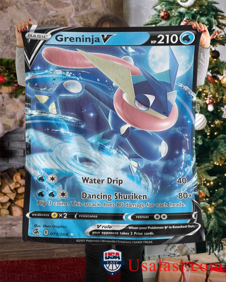 Pokemon Greninja V Fusion Strike Blanket Pokemon Greninja V Fusion Strike Blanket