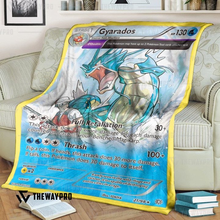 Pokemon Gyarados Ancient Bedding Set And Quilt Blanket Pokemon Gyarados Ancient Bedding Set And Quilt Blanket