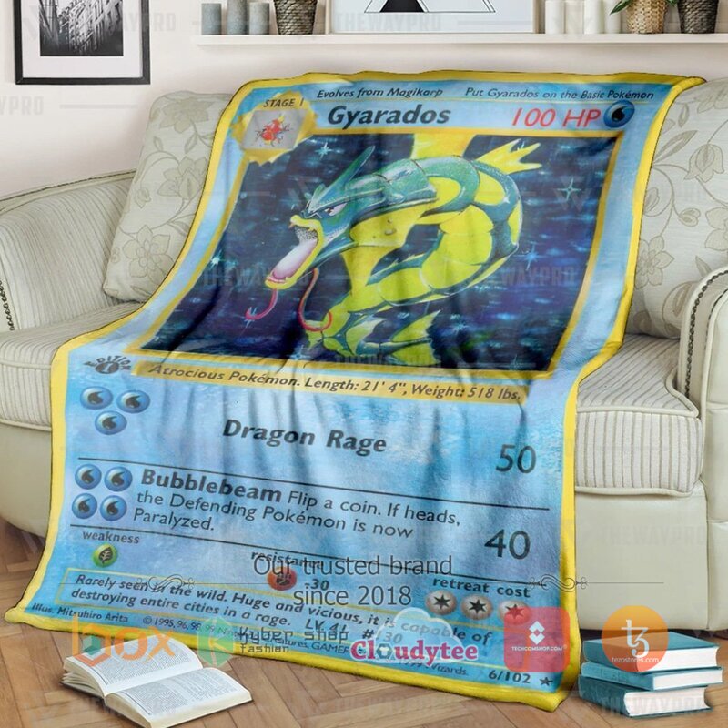 Pokemon Gyarados Blanket 2 Pokemon Gyarados Blanket 2