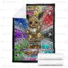 Pokemon Gyarados Hybrid Vmax Stain Glass Blanket