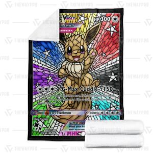 Pokemon Gyarados Hybrid Vmax Stain Glass Blanket