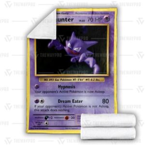 Pokemon Haunter Blanket
