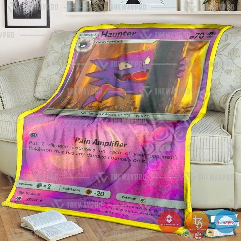 Pokemon Haunter Sun And Moon Crimson Invasion Blanket Pokemon Haunter Sun And Moon Crimson Invasion Blanket