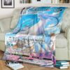 Pokemon Ice Rider Calyrex Vmax Bedding Set And Quilt Blanket