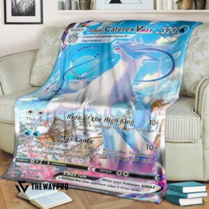 Pokemon Ice Rider Calyrex Vmax Bedding Set And Quilt Blanket