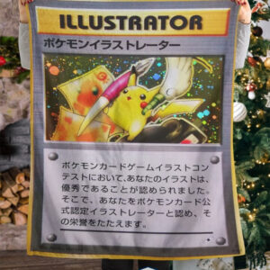 Pokemon Japanese Pikchu Illustrator Fleece Blanket