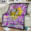 Pokemon Jolteon Hybrid Vmax Stain Glass Blanket