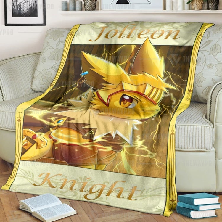 Pokemon Jolteon Knight Blanket Pokemon Jolteon Knight Blanket