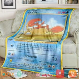 Pokemon Krabby Blanket 2