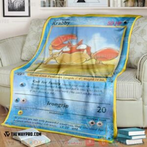 Pokemon Krabby Soft Blanket 2