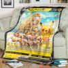 Pokemon Kt Pikachu Soft Blanket