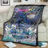 Pokemon Kyogre Hybrid Vmax Stain Glass Blanket