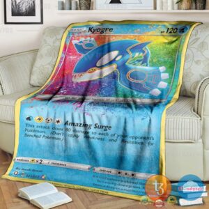 Pokemon Kyogre Shining Fates Blanket