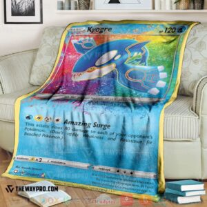 Pokemon Kyogre Shining Fates Soft Blanket