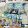 Pokemon Lapras Cards Version 2 Soft Blanket