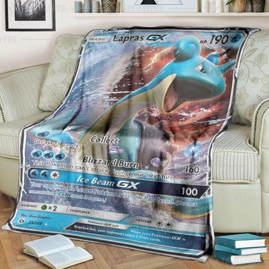Pokemon Lapras Gx Blanket Pokemon Lapras Gx Blanket