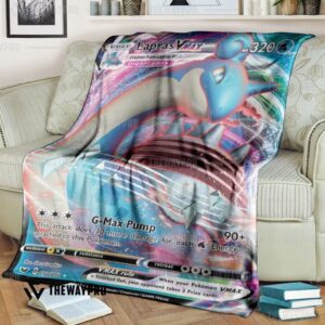 Pokemon Lapras Vmax Bedding Set And Quilt Blanket