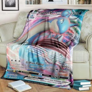 Pokemon Lapras Vmax Soft Blanket
