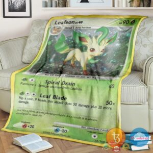 Pokemon Leafeon Blanket 2