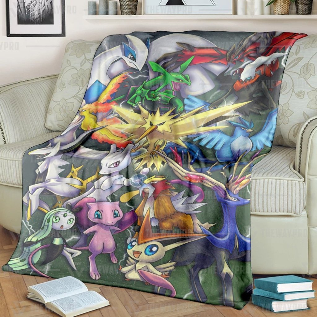 Pokemon Legendary Blanket 3 Pokemon Legendary Blanket 3