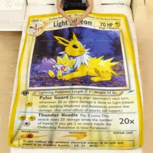 Pokemon Light Jolteon 1St Edition Blanket