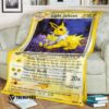 Pokemon Light Jolteon Neo Destiny Bedding Set And Quilt Blanket