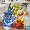 Pokemon Lightning Fire Water Blanket