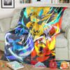 Pokemon Lightning Fire Water Blanket 2