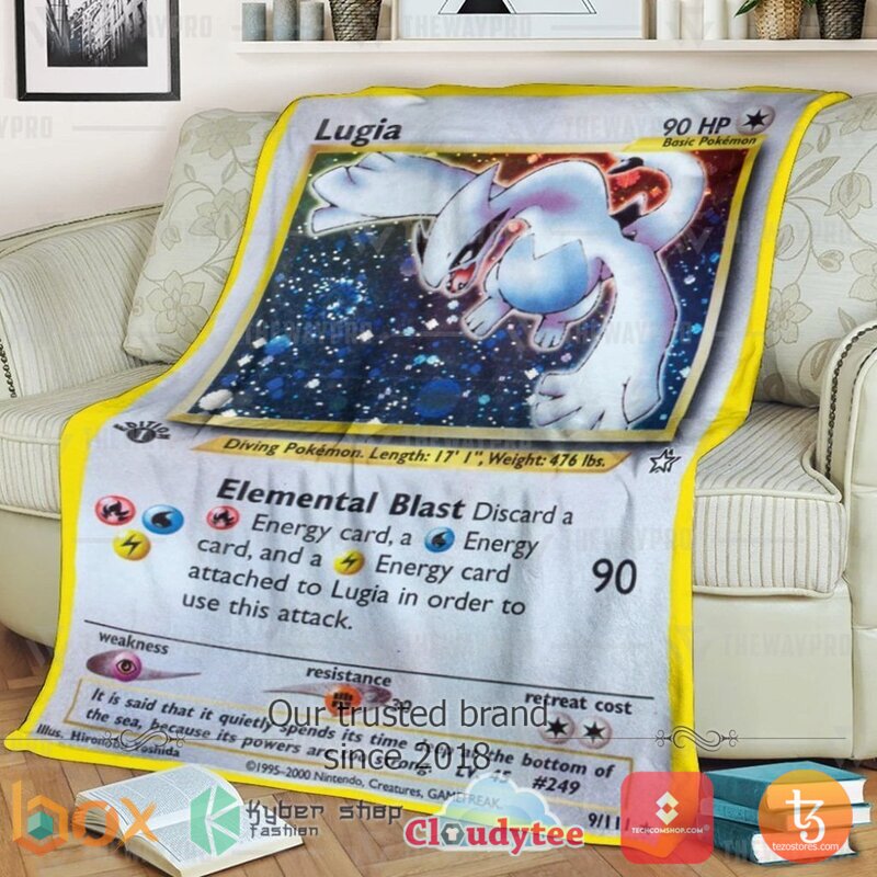 Pokemon Lugia Blanket 2 Pokemon Lugia Blanket 2