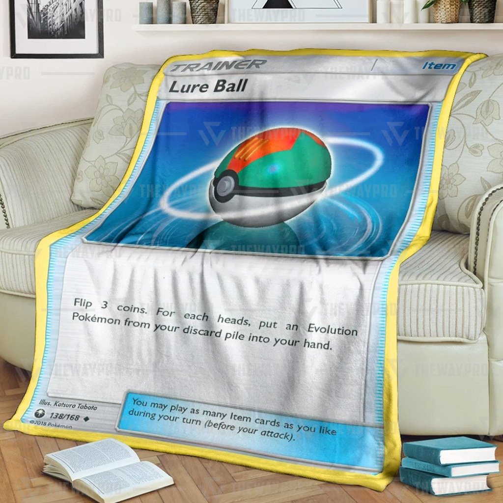 Pokemon Lure Ball Trainer Blanket Pokemon Lure Ball Trainer Blanket