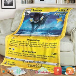 Pokemon Luxray Blanket 2