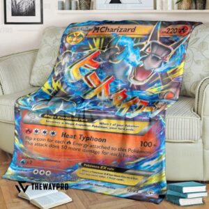 Pokemon M Charizard Ex Generations Bedding Set And Quilt Blanket