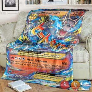Pokemon M Charizard Ex Generations Blanket