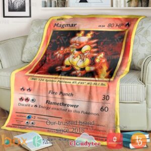 Pokemon Magmar Evolutions Blanket 2