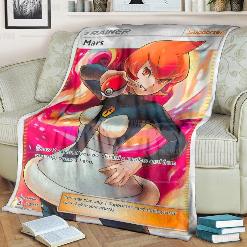 Pokemon Mars Trainer Blanket Pokemon Mars Trainer Blanket