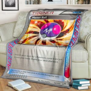 Pokemon Master Ball Trainer Blanket