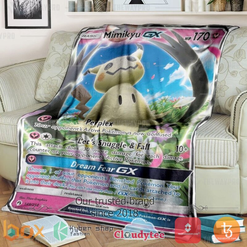 Pokemon Mimikyu Gx Blanket 2 Pokemon Mimikyu Gx Blanket 2
